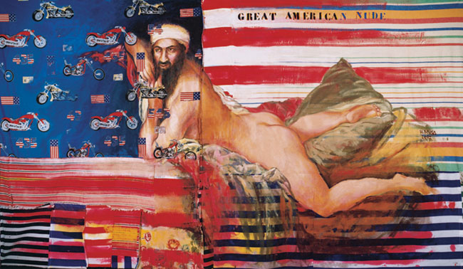 Hassan Musa - Great American Nude, 2004, 245x460cm